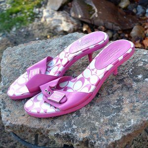 Couch, Coach Sandles, Coach Slides